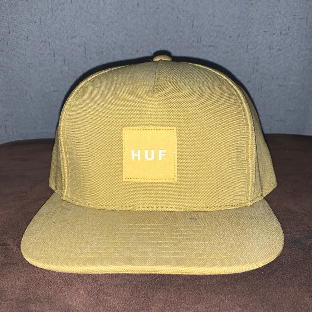 Mustard yellow HUF hat
